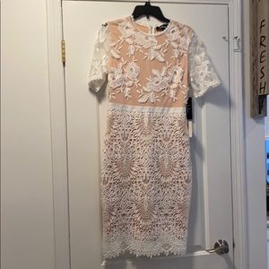 Lulus white lace dress